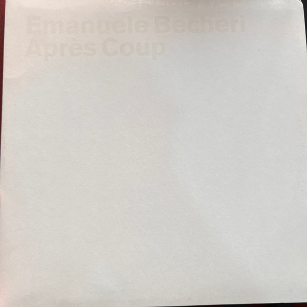 Emanuele Becheri - Aprés Coup | Museo Marino Marini (none)