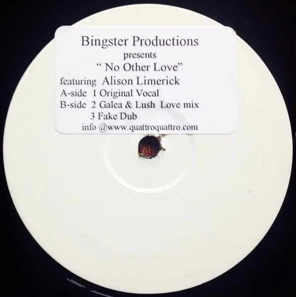 Bingster Productions - No Other Love | Quattro Quattro Records (QQ002) - main