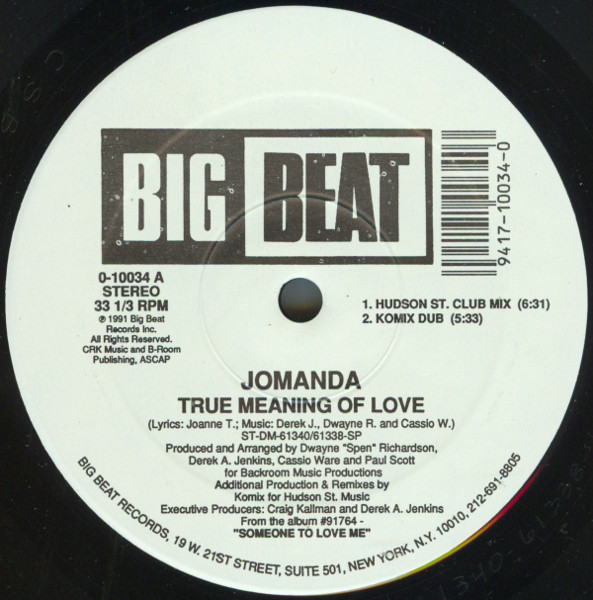 Jomanda - The True Meaning Of Love | Big Beat (0-10034) - 3