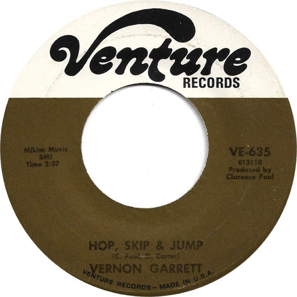 Vernon Garrett - Angel Doll / Hop Skip And Jump | Venture Records (VE-635) - 2