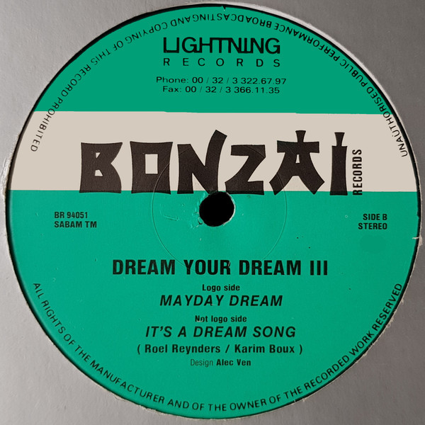 Dream Your Dream - III | Bonzai Records (BR 94051)