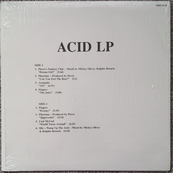 Various - Acid LP | Hot Mix 5 Records (HMF-LP-01) - 2