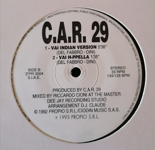 C.A.R. 29 - Vai | 'Z'UP (ZPR 3004) - 2