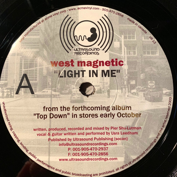 West Magnetic - Light In Me | Ultrasound Recordings (ULT 013)