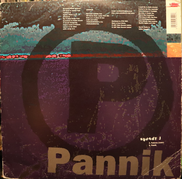 Speedy J - Patterns (Remix) | NovaMute (12NoMu60) - 2