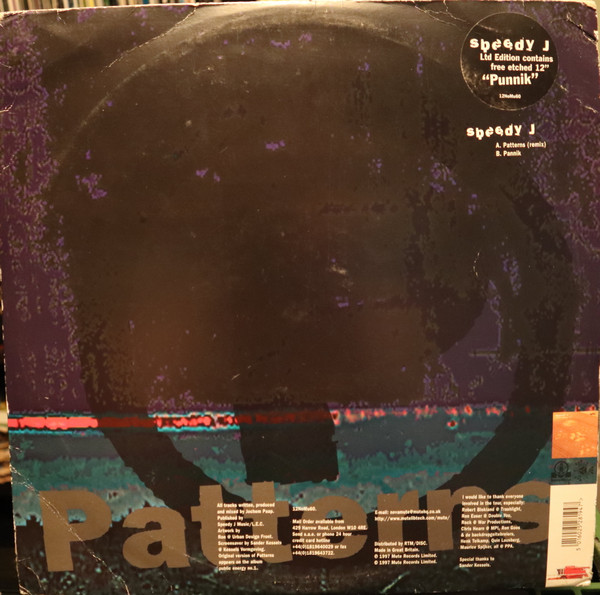 Speedy J - Patterns (Remix) | NovaMute (12NoMu60) - main