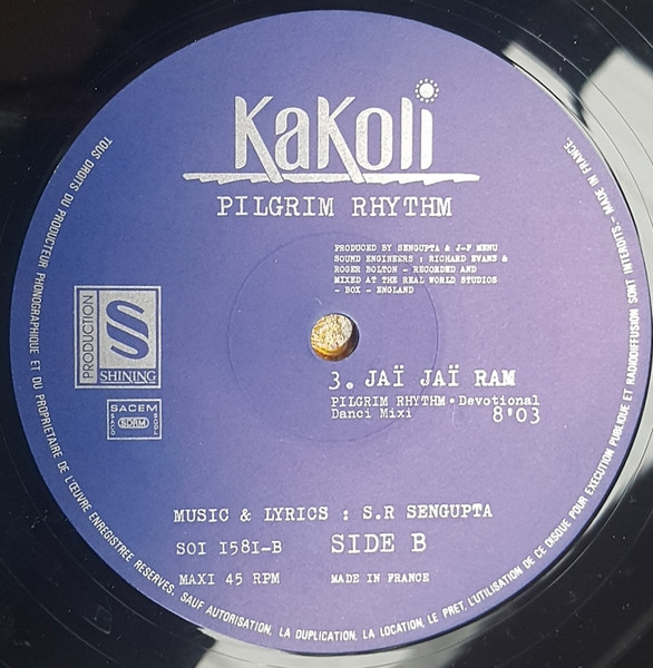 Kakoli Sengupta - Jaï Jaï Ram | Shining Productions (SOi 01/1581) - 4