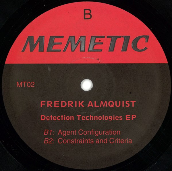 Fredrick Almquist - Detection Technologies EP | Memetic (MT 02) - 2