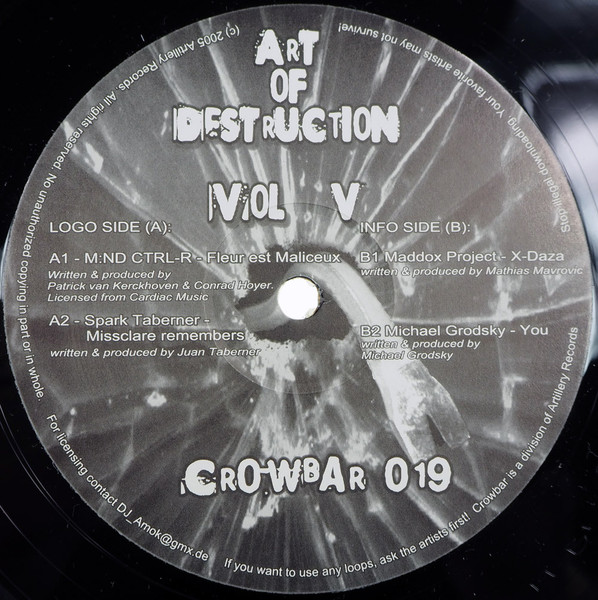Various - Art Of Destruction Vol. 5 | Crowbar Recordings (CROWBAR 019)