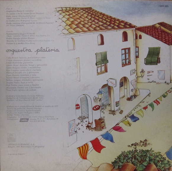 Orquestra Plateria - Orquestra Plateria | Ariola (I-202.425) - 2