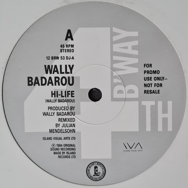 Wally Badarou - Hi-Life | 4th & Broadway (12 BRW 53 DJ) - main