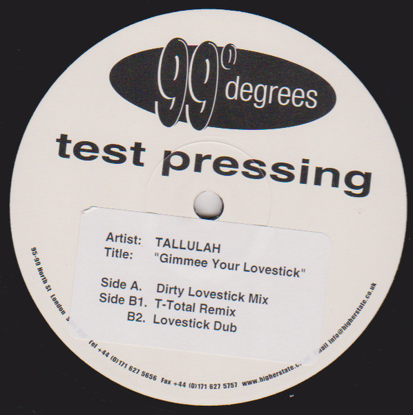 Tallulah - Gimmee Your Lovestick | 99 Degrees (99 DEG 5) - main Tallulah - Gimmee Your Lovestick | 99 Degrees (99 DEG 5) - main