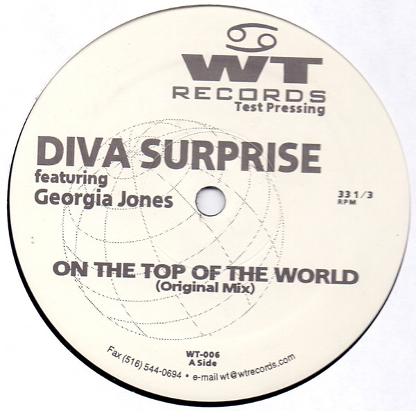 Diva Surprise - On The Top Of The World | WT Records (WT-006) - main
