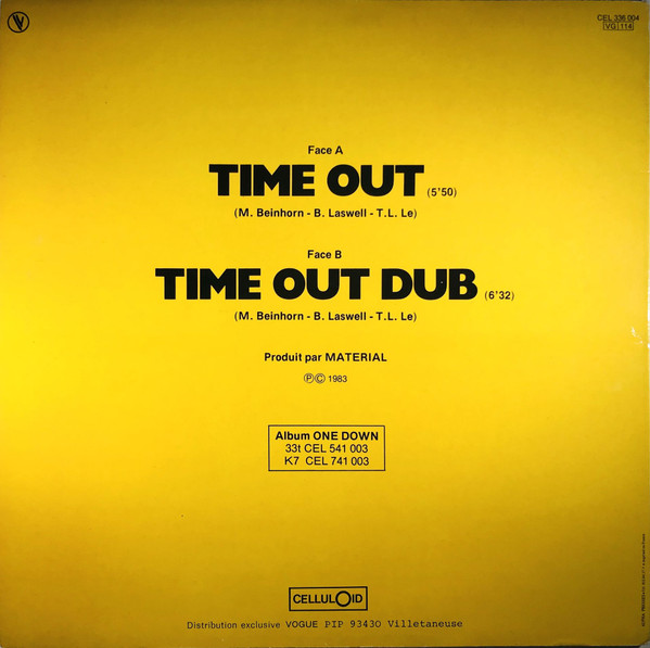 Material - Time Out | Celluloid (CEL 336 004) - 2