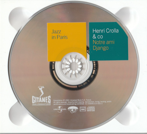 Henri Crolla - Notre Ami Django | Gitanes Jazz Productions (014 062-2) - 3