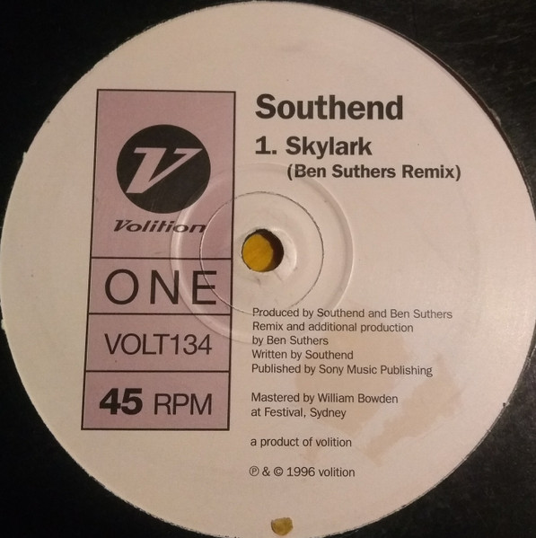 South End - Skylark / Weakness | Volition (VOLT134)