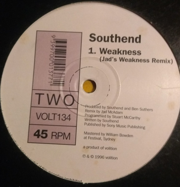 South End - Skylark / Weakness | Volition (VOLT134) - 2 South End - Skylark / Weakness | Volition (VOLT134) - 2