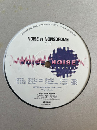 DJ Noise vs. DJ Nonsdrome - EP 1 | Voice-Noise Records (VNR-003) - 3