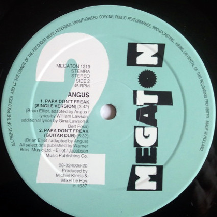 Angus - Papa Don't Freak | Megaton (1219) - 4