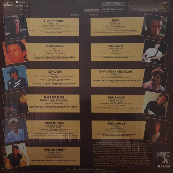 Various - Conspiracy Of Hope | Mercury (LPR 19148) - 4