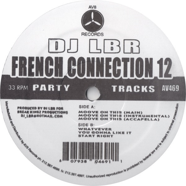 DJ LBR - French Connection 12 | AV8 Records (AV469)
