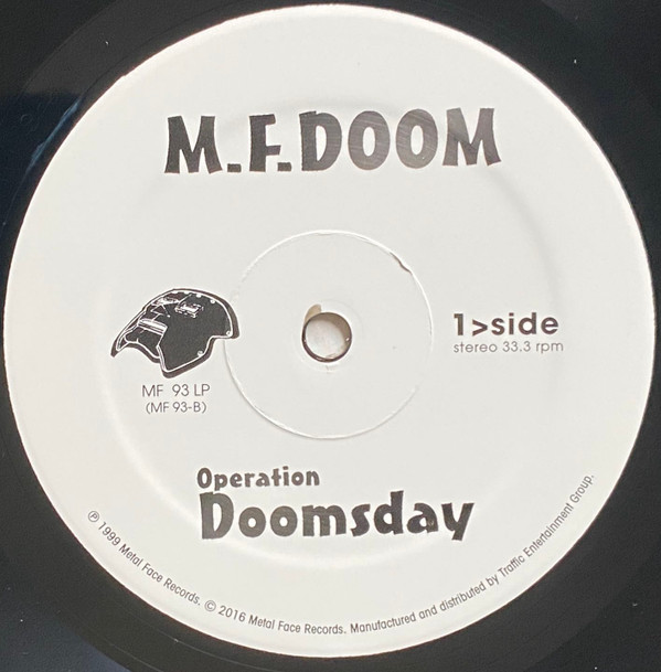 MF Doom - Operation: Doomsday | Metal Face Records (MF 93 LP) - 4 MF Doom - Operation: Doomsday | Metal Face Records (MF 93 LP) - 4