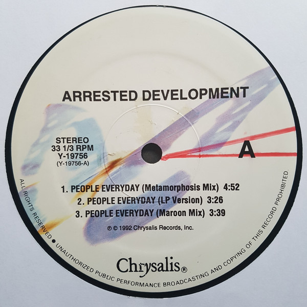 Arrested Development - People Everyday | Chrysalis (Y-19756) - 3