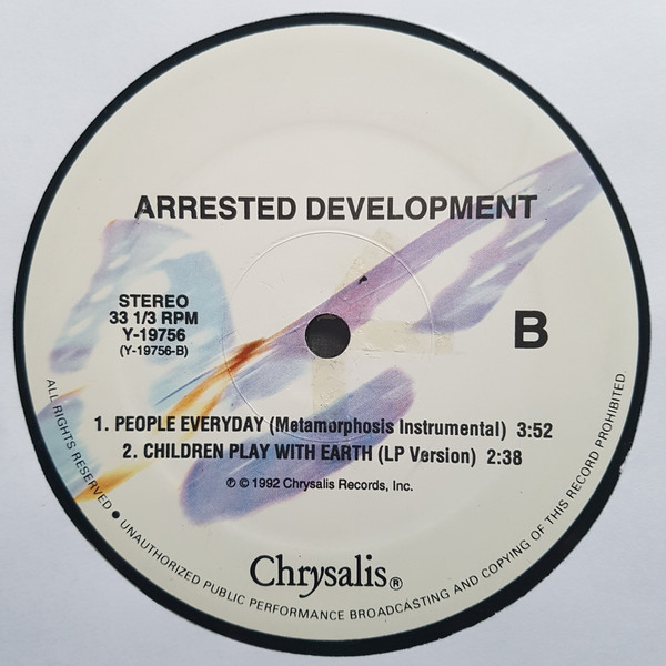 Arrested Development - People Everyday | Chrysalis (Y-19756) - 4