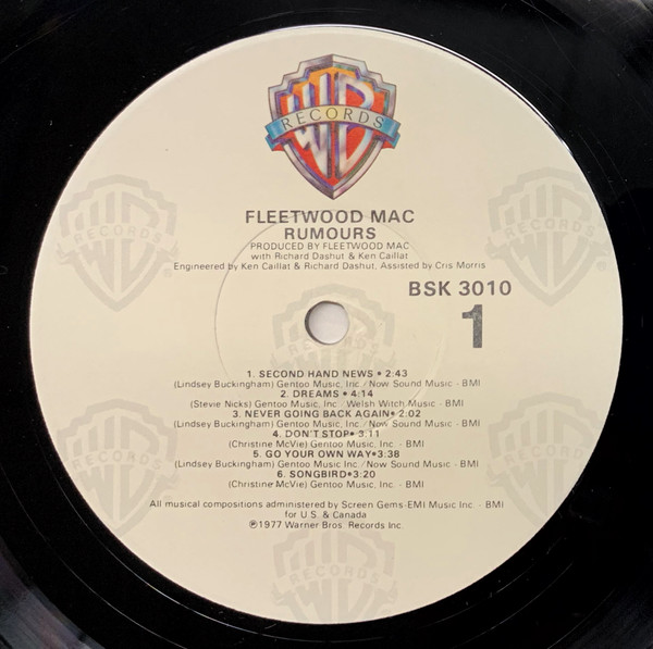Fleetwood Mac - Rumours | Warner Bros. Records (BSK 3010) - 3 Fleetwood Mac - Rumours | Warner Bros. Records (BSK 3010) - 3