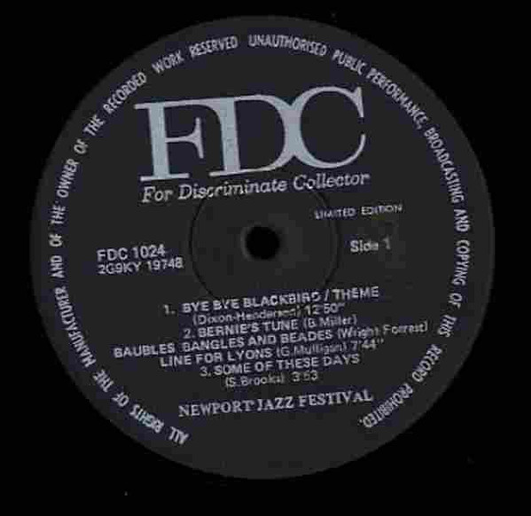 Various - Newport Jazz 1958-59 | For Discriminate Collector (FDC 1024) - 2 Various - Newport Jazz 1958-59 | For Discriminate Collector (FDC 1024) - 2