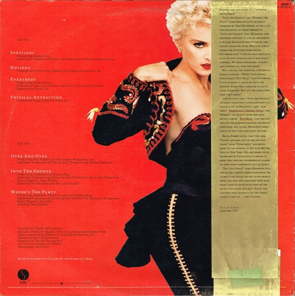 Madonna - You Can Dance | Sire (25535-1) - 2 Madonna - You Can Dance | Sire (25535-1) - 2