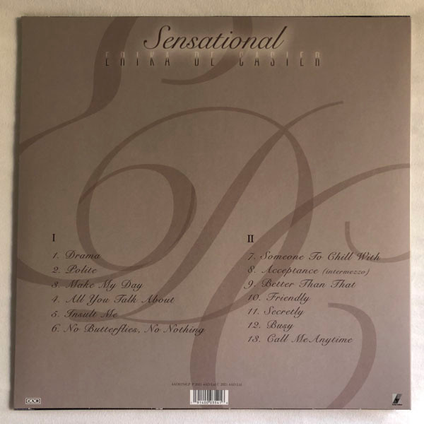 Erika de Casier - Sensational | 4AD (4AD0354LP) - 2 Erika de Casier - Sensational | 4AD (4AD0354LP) - 2