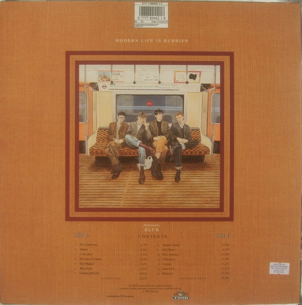 Blur - Modern Life Is Rubbish | Food (FOOD LP 9) - 2 Blur - Modern Life Is Rubbish | Food (FOOD LP 9) - 2