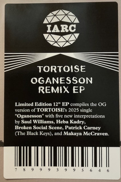 Tortoise - Oganesson Remix EP | International Anthem Recording Company (IARCOG99) - 4