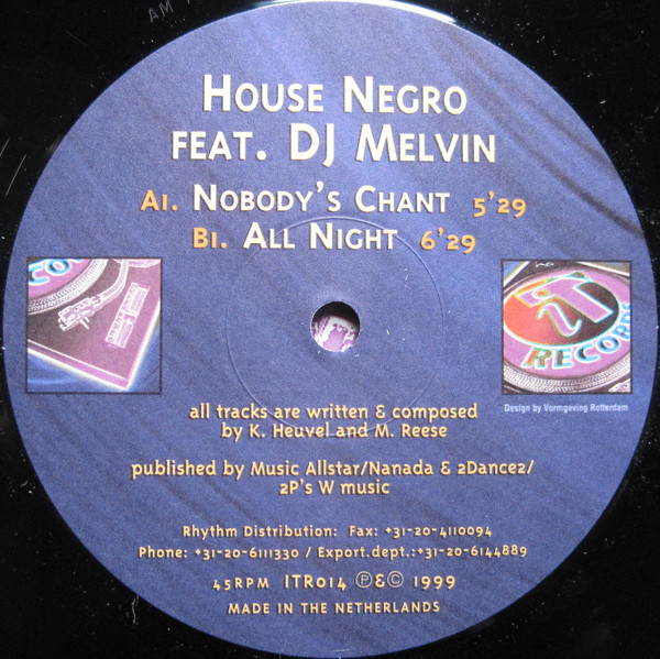 House Negro Feat. DJ Melvin - Nobody's Chant | iT Records (ITR014) - 3