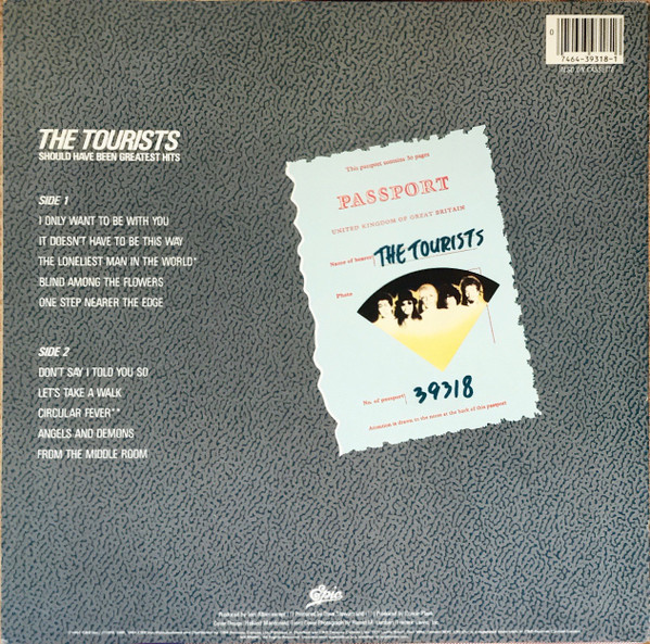 The Tourists - Should Have Been Greatest Hits | Epic (WPE 39318)