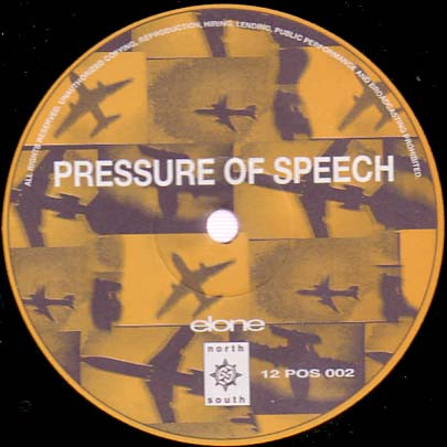 Pressure Of Speech - Swarm / Elone | North South (12 POS 002) - 3