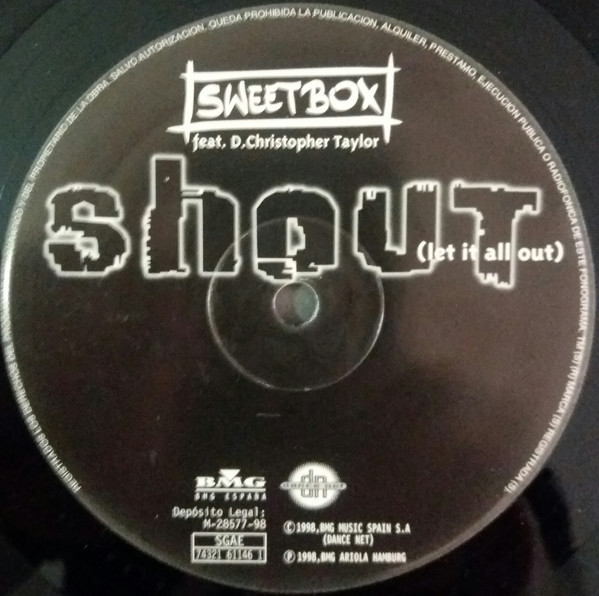 Sweetbox Feat. D. Christopher Taylor - Shout (Let It All Out) | BMG Ariola (EUR74321611461) - main