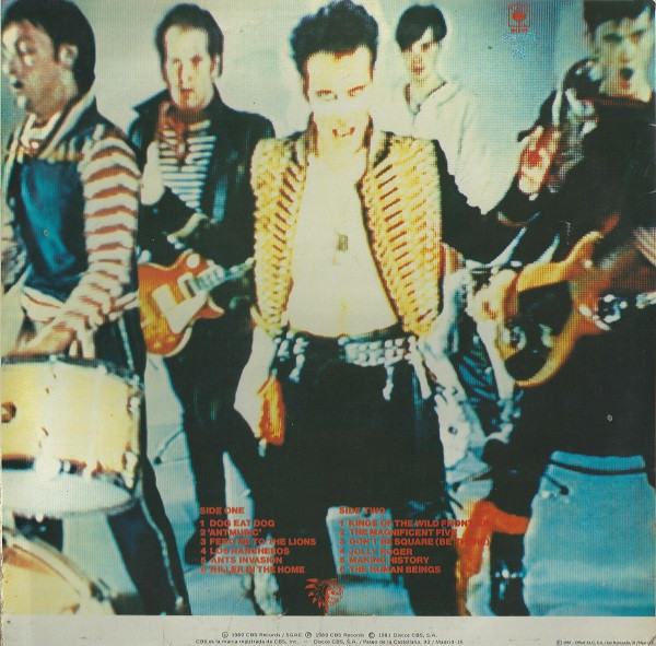Adam And The Ants - Kings Of The Wild Frontier | CBS (S 84549) - 2