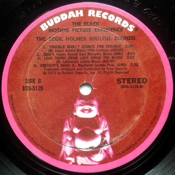 The Cecil Holmes Soulful Sounds - The Black Motion Picture Experience | Buddah Records (BDS 5129) - 4