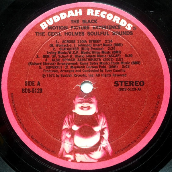 The Cecil Holmes Soulful Sounds - The Black Motion Picture Experience | Buddah Records (BDS 5129) - 3