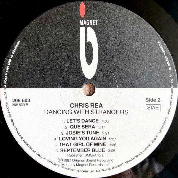 Chris Rea - Dancing With Strangers | Magnet (208 603) - 3