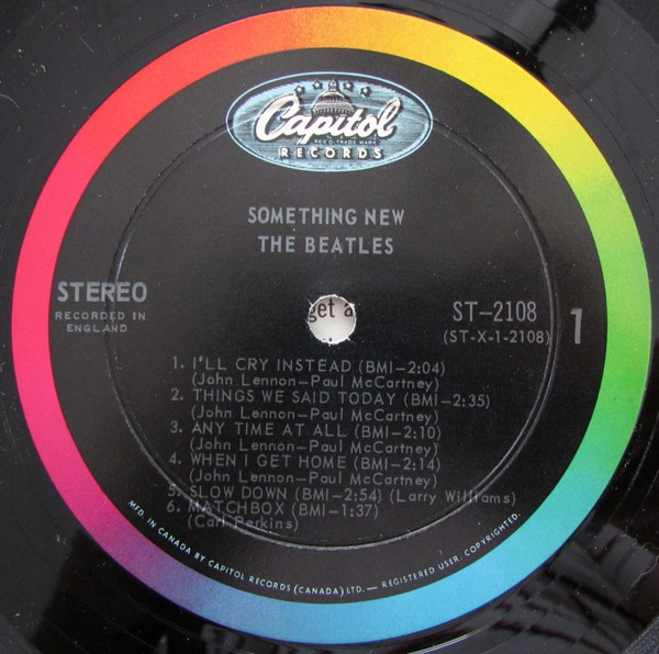 The Beatles - Something New | Capitol Records (ST-2108) - 3 The Beatles - Something New | Capitol Records (ST-2108) - 3