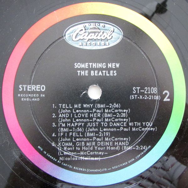 The Beatles - Something New | Capitol Records (ST-2108) - 4 The Beatles - Something New | Capitol Records (ST-2108) - 4