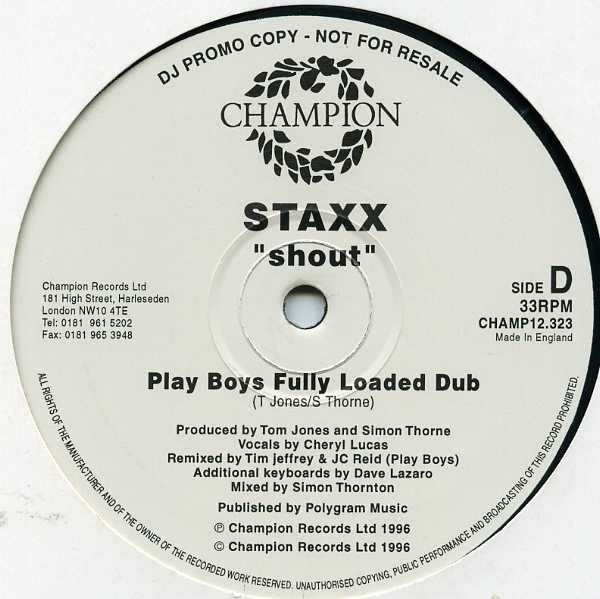 Staxx - Shout | Champion (CHAMP12.323) - 4