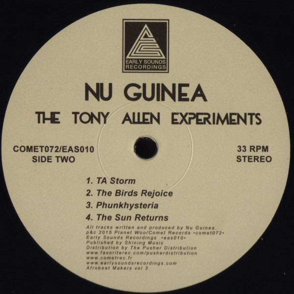 Nu Guinea - The Tony Allen Experiments | Comet Records (COMET072) - 4