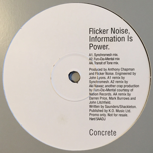 Flicker Noise - Information Is Power | Concrete (HARD 5AADJ, Hard 5ADJ)
