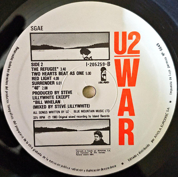 U2 - War | Island Records (I·205259) - 4