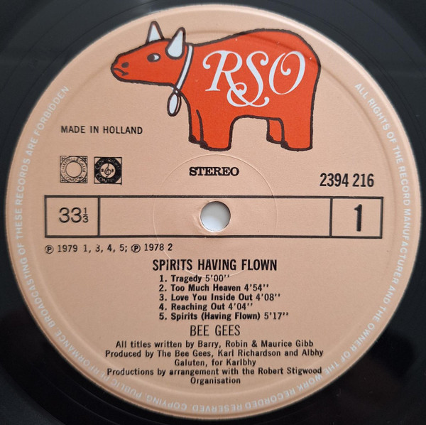Bee Gees - Spirits Having Flown | RSO (2394 216) - 4