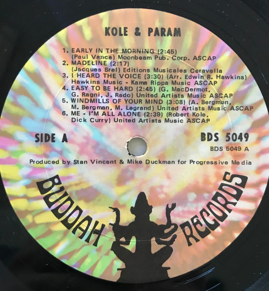 Robert Kole & Ernest Param - Early In The Morning | Buddah Records (BDS 5049) - 3